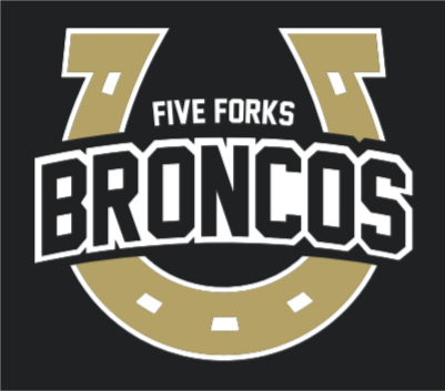FIVE FORKS BRONCOS HORSESHOE FIVE FORKS BRONCOS HORSESHOE